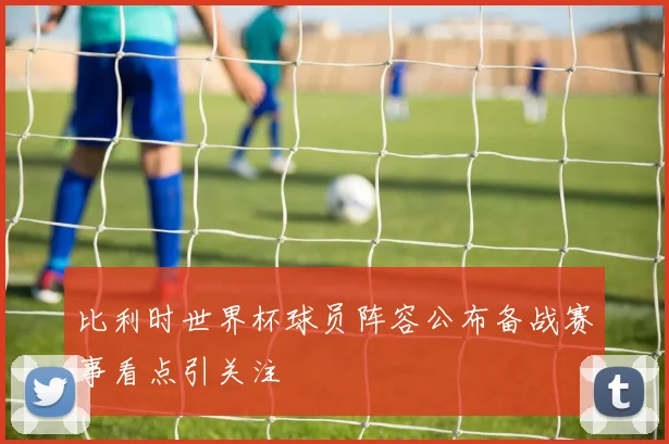比利时世界杯球员阵容公布备战赛事看点引关注